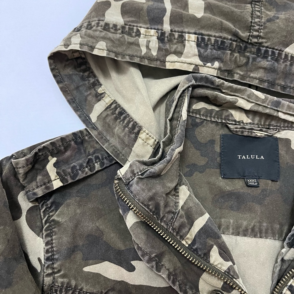 Talulula Aritzia Y2K 2000s Camo Jacket Size XXXS - Picture 12 of 13